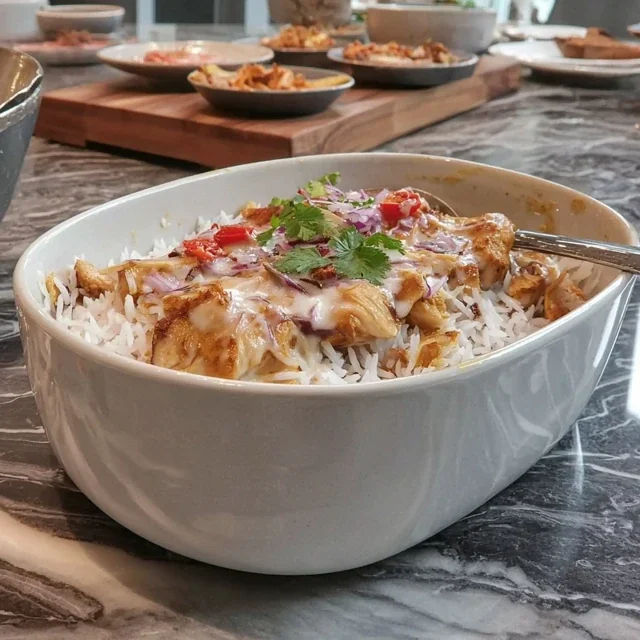 Basmati Rice and Butter Chicken Casserole