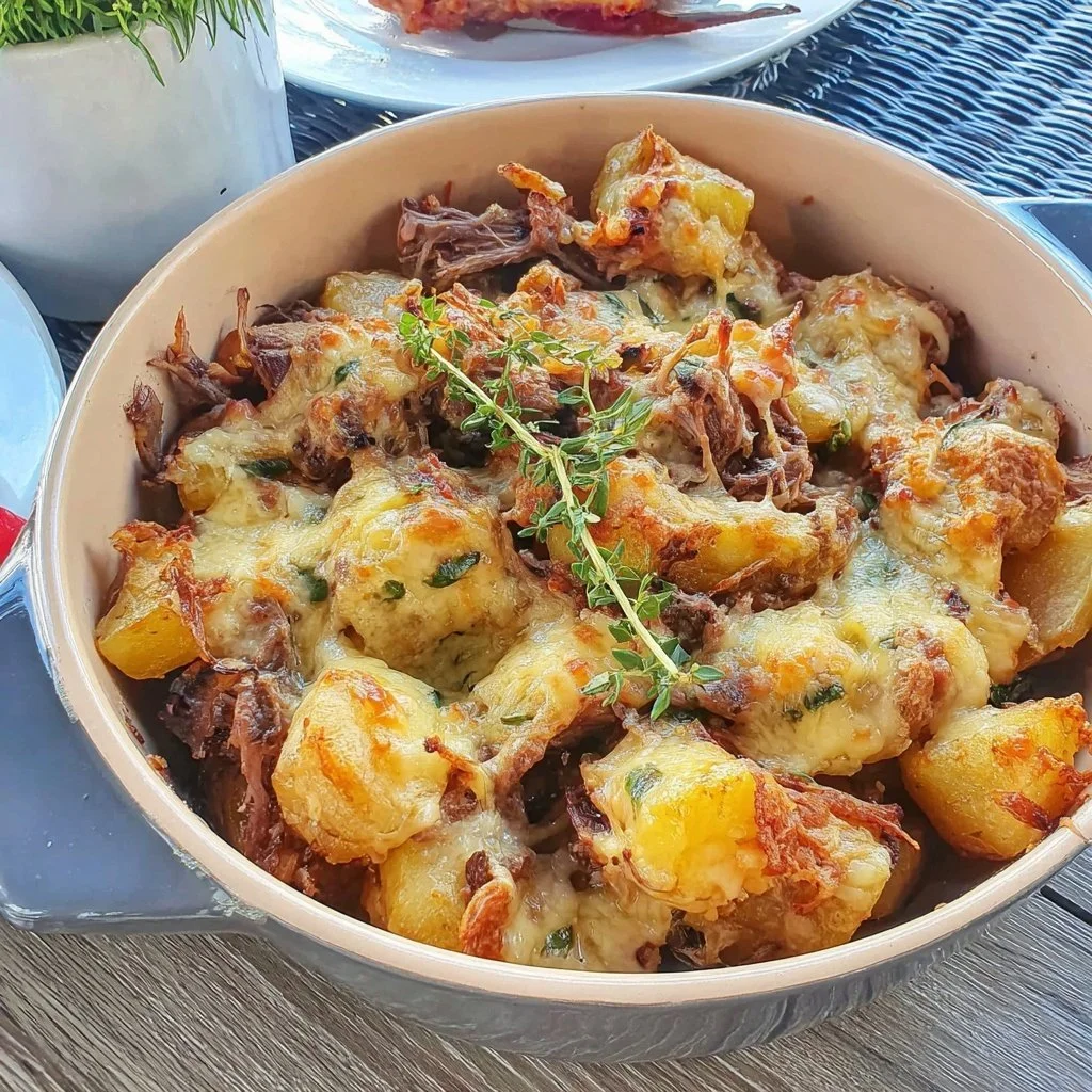 Beef Tallow Crispy Potato and Chicken Casserole