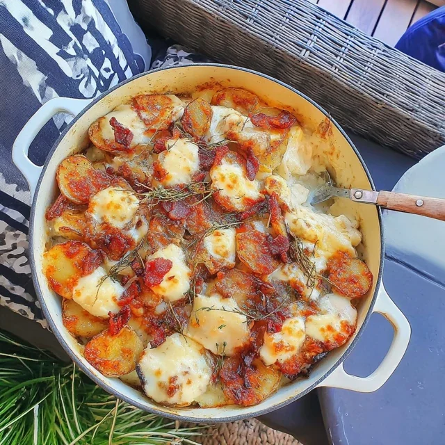 Beef Tallow Crispy Potato and Chicken Casserole