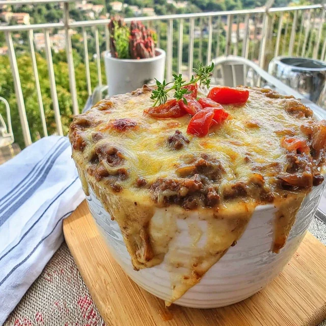 Beef Tallow Ground Beef Casserole with Caramelized Onions