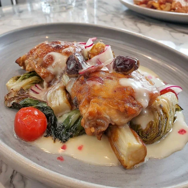 Bok Choy and Ginger Roasted Chicken Casserole