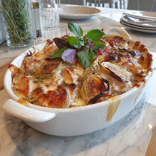 Bok Choy and Ginger Roasted Chicken Casserole