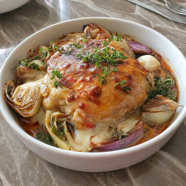 Bok Choy and Ginger Roasted Chicken Casserole