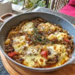 Easter Red Cabbage and Ground Beef Braised Casserole