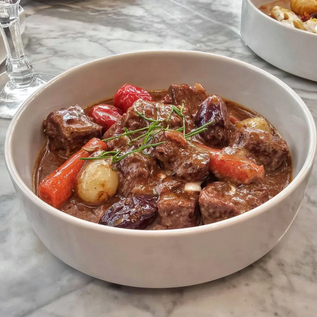 Glazed Carrot and Beef Tallow Braised Beef Casserole