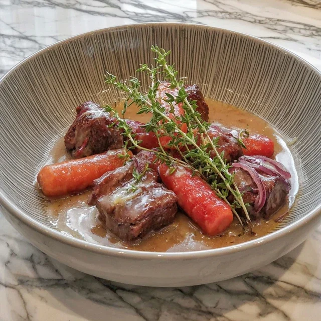 Glazed Carrot and Beef Tallow Braised Beef Casserole