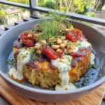 Goat Cheese and Roasted Beet Quinoa Casserole