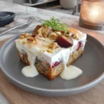 Goat Cheese and Roasted Beet Quinoa Casserole