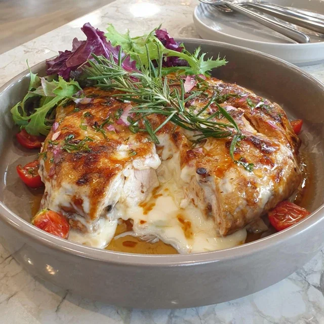 Greek Yogurt Lemon Roasted Chicken Casserole