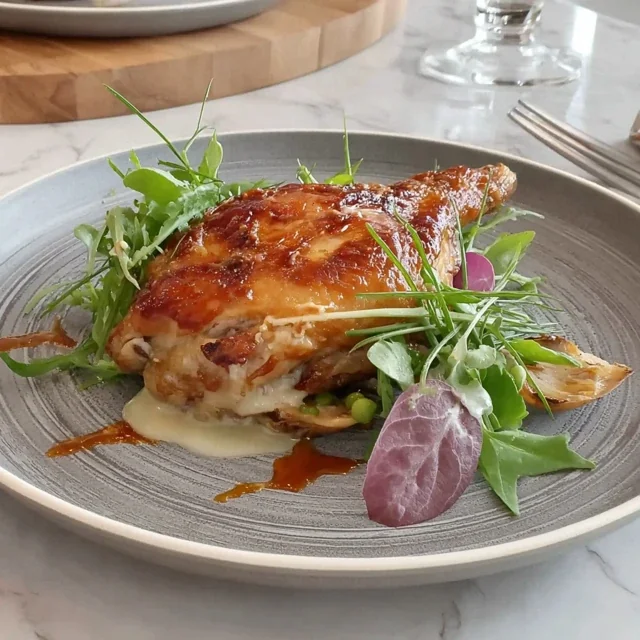 Honey Roasted Chicken and Spring Pea Casserole