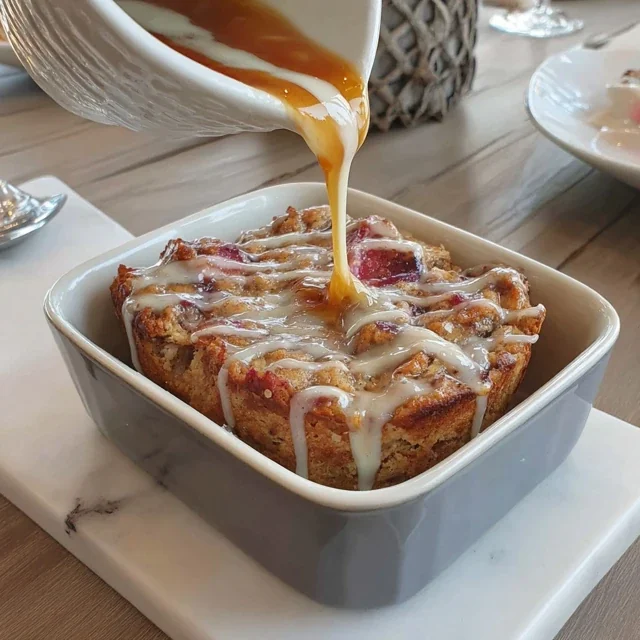 Maple Syrup Baked Oatmeal and Roasted Peach Casserole