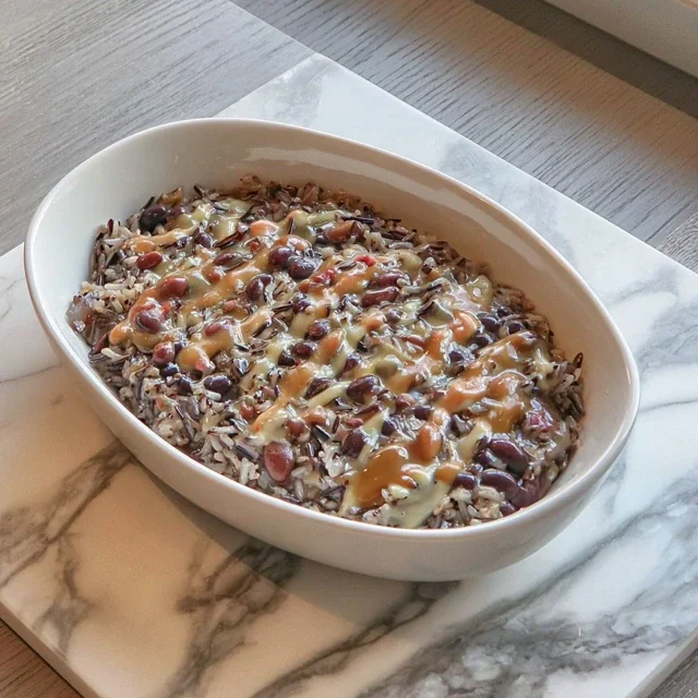 Tex-Mex Wild Rice and Black Bean Casserole