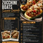 Crispy Courgette Boats Summer Casserole