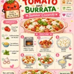 Garden Fresh Tomato and Burrata Summer Casserole