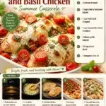 Garden Tomato and Basil Chicken Summer Casserole
