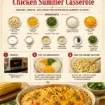 Grilled Corn and Jalapeño Chicken Summer Casserole