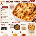 Spicy Sriracha Honey Chicken Summer Casserole