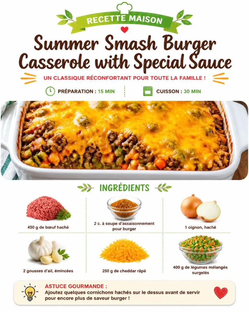 Summer Smash Burger Casserole with Special Sauce
