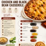 Summer Southwest Chicken and Black Bean Casserole